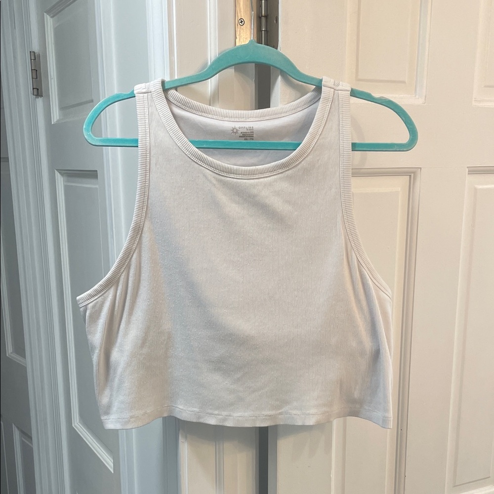 Aerie White Tank Top